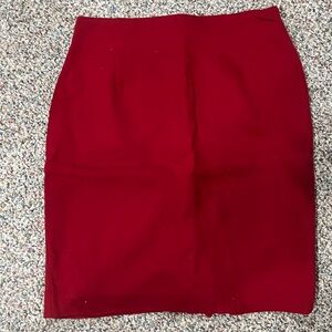 Elegant Red Women's Skirt